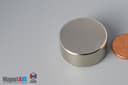 1 1/8" dia. x 1/2" N45 Neodymium Disc Magnet - photo 3