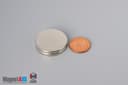 1 1/8" dia. x 1/8" N45 Neodymium Disc Magnet - photo 5