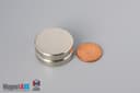 1 1/8" dia. x 1/4" N45 Neodymium Disc Magnet - photo 5