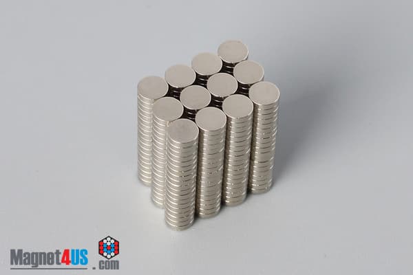 1/8" dia. x 1/32" N40 Neodymium Disc Magnet - photo 4