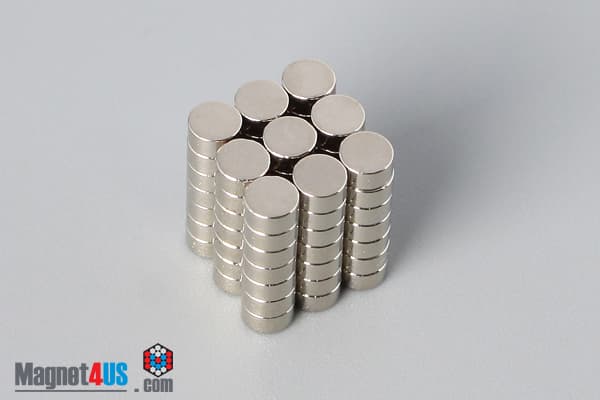 1/8" dia. x 1/16" N45 Neodymium Disc Magnet - photo 4