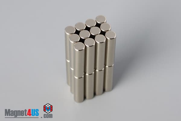 1/8" dia. x 1/2" N40 Neodymium Cylinder Magnet - photo 4
