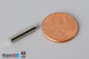 1/8" dia. x 5/8" N40 Neodymium Cylinder Magnet - photo 1