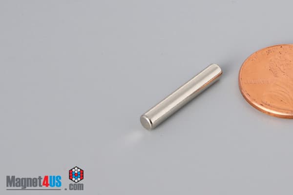 1/8" dia. x 3/4" N52 Neodymium Cylinder Magnet - photo 3