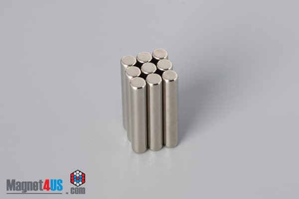 1/8" dia. x 3/4" N52 Neodymium Cylinder Magnet - photo 4