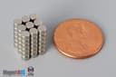 1/8" dia. x 3/32" N45 Neodymium Disc Magnet - photo 5