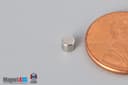 1/8" dia. x 1/10" N45 Neodymium Disc Magnet - photo 3