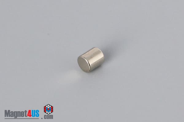 1/8" dia. x 3/16" N45 Neodymium Cylinder Magnet - photo 2