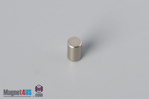 1/8" dia. x 2/10" N45 Neodymium Cylinder Magnet - photo 2