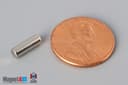 1/8" dia. x 3/8" N40 Neodymium Cylinder Magnet - photo 1