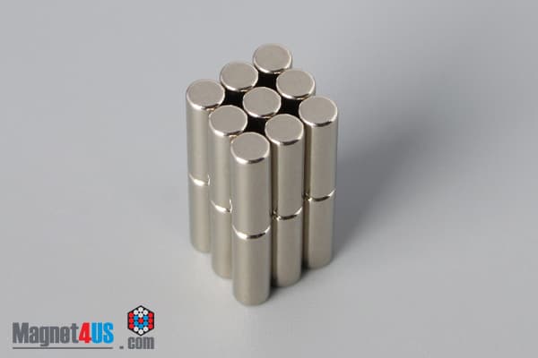 1/8" dia. x 3/8" N40 Neodymium Cylinder Magnet - photo 4