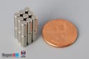 1/8" dia. x 3/8" N40 Neodymium Cylinder Magnet - photo 5