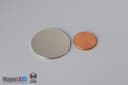 1 1/4" dia. x 1/16" N45 Neodymium Disc Magnet - photo 1