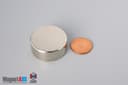 1 1/4" dia. x 1/2" N45 Neodymium Disc Magnet - photo 1