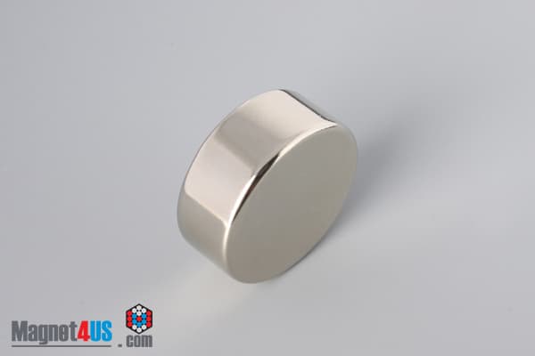 1 1/4" dia. x 1/2" N45 Neodymium Disc Magnet - photo 4