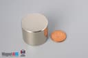 1 1/4" dia. x 1" N45 Neodymium Disc Magnet - photo 1