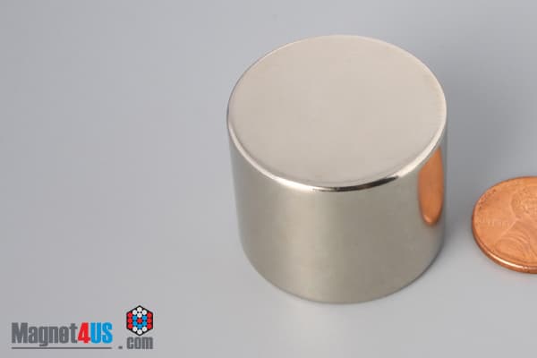 1 1/4" dia. x 1" N45 Neodymium Disc Magnet - photo 3