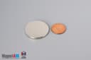 1 1/4" dia. x 1/8" N45 Neodymium Disc Magnet - photo 1