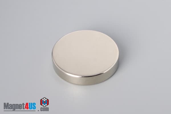1 1/4" dia. x 1/4" N45 Neodymium Disc Magnet - photo 2
