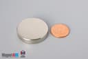 1 1/4" dia. x 1/4" N45 Neodymium Disc Magnet - photo 1