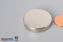1 1/4" dia. x 1/4" N45 Neodymium Disc Magnet - photo 3