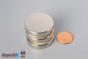 1 1/4" dia. x 1/4" N45 Neodymium Disc Magnet - photo 5