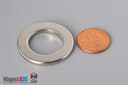 1 1/4" od x 3/4" id x 1/8" N45 Neodymium Ring Magnet - photo 1