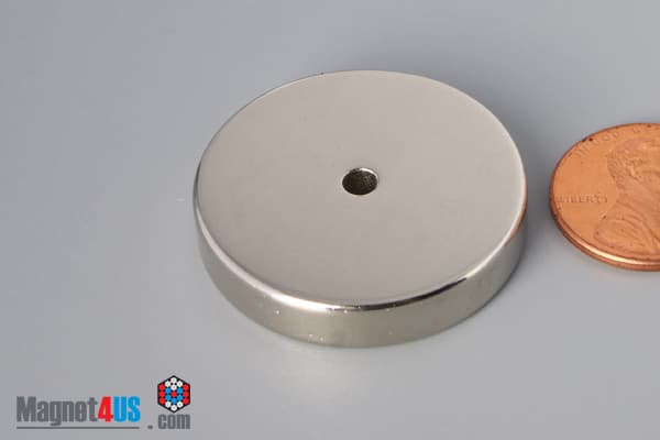 1 1/4" od x 1/8" id x 1/4" N45 Neodymium Ring Magnet - photo 3