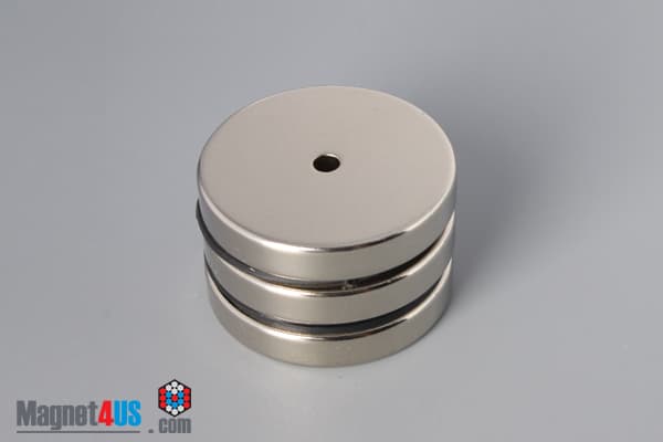1 1/4" od x 1/8" id x 1/4" N45 Neodymium Ring Magnet - photo 5