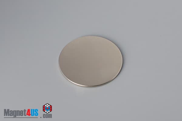 1 1/2" dia. x 1/16" N45 Neodymium Disc Magnet - photo 2