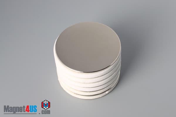 1 1/2" dia. x 1/16" N45 Neodymium Disc Magnet - photo 4