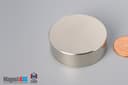 1 1/2" dia. x 1/2" N40 Neodymium Disc Magnet - photo 3