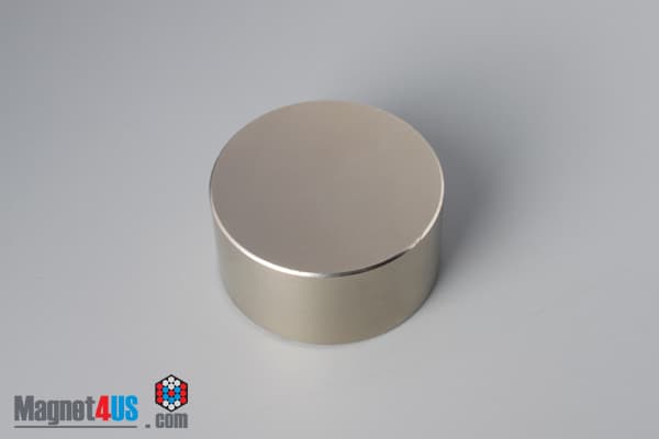 1 1/2" dia. x 3/4" N52 Neodymium Disc Magnet - photo 2