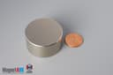 1 1/2" dia. x 3/4" N52 Neodymium Disc Magnet - photo 1