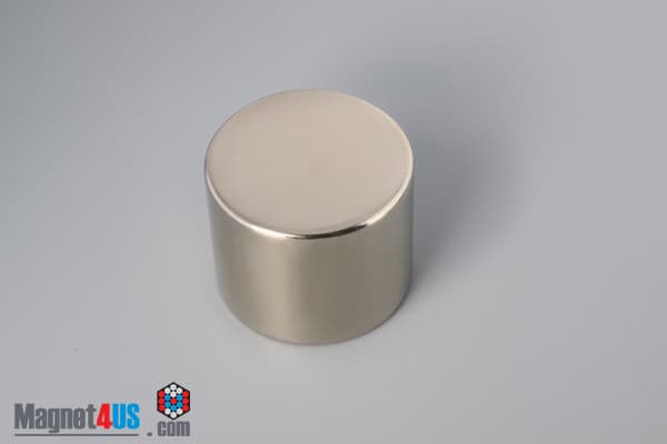 1 1/2" dia. x 1" N45 Neodymium Disc Magnet - photo 2