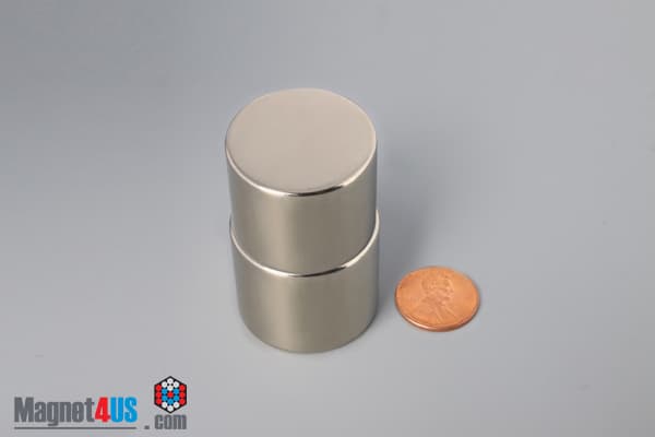 1 1/2" dia. x 1" N45 Neodymium Disc Magnet - photo 5