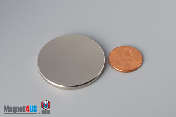 1 1/2" dia. x 1/8" N40 Neodymium Disc Magnet