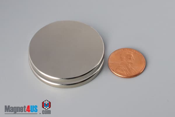 1 1/2" dia. x 1/8" N40 Neodymium Disc Magnet - photo 5