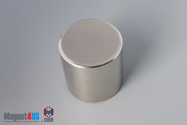 1 1/2" dia. x 1 1/2" N52 Neodymium Cylinder Magnet - photo 2