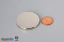 1 1/2" dia. x 3/16" N45 Neodymium Disc Magnet - photo 1