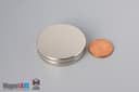 1 1/2" dia. x 3/16" N45 Neodymium Disc Magnet - photo 5