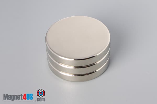 1 1/2" dia. x 1/4" N45 Neodymium Disc Magnet - photo 4