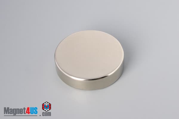 1 1/2" dia. x 3/8" N45 Neodymium Disc Magnet - photo 2
