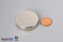 1 1/2" dia. x 3/8" N45 Neodymium Disc Magnet - photo 1