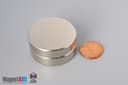 1 1/2" dia. x 3/8" N45 Neodymium Disc Magnet - photo 5
