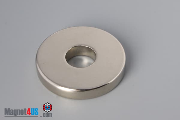 1 1/2" od x 1/2" id x 1/4" N42 Neodymium Ring Magnet - photo 2