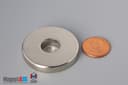 1 1/2" od x 1/2" id x 1/4" N42 Neodymium Ring Magnet - photo 1