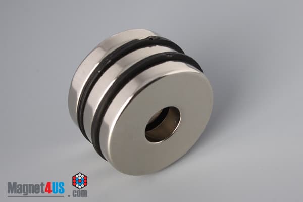 1 1/2" od x 1/2" id x 1/4" N42 Neodymium Ring Magnet - photo 4
