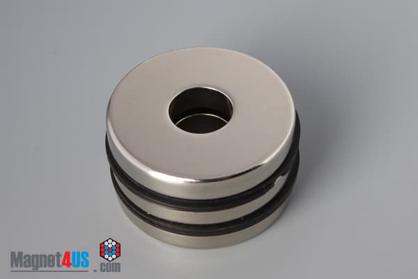 1 1/2" od x 1/2" id x 1/4" N42 Neodymium Ring Magnet - photo 5