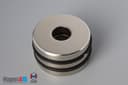 1 1/2" od x 1/2" id x 1/4" N42 Neodymium Ring Magnet - photo 5
